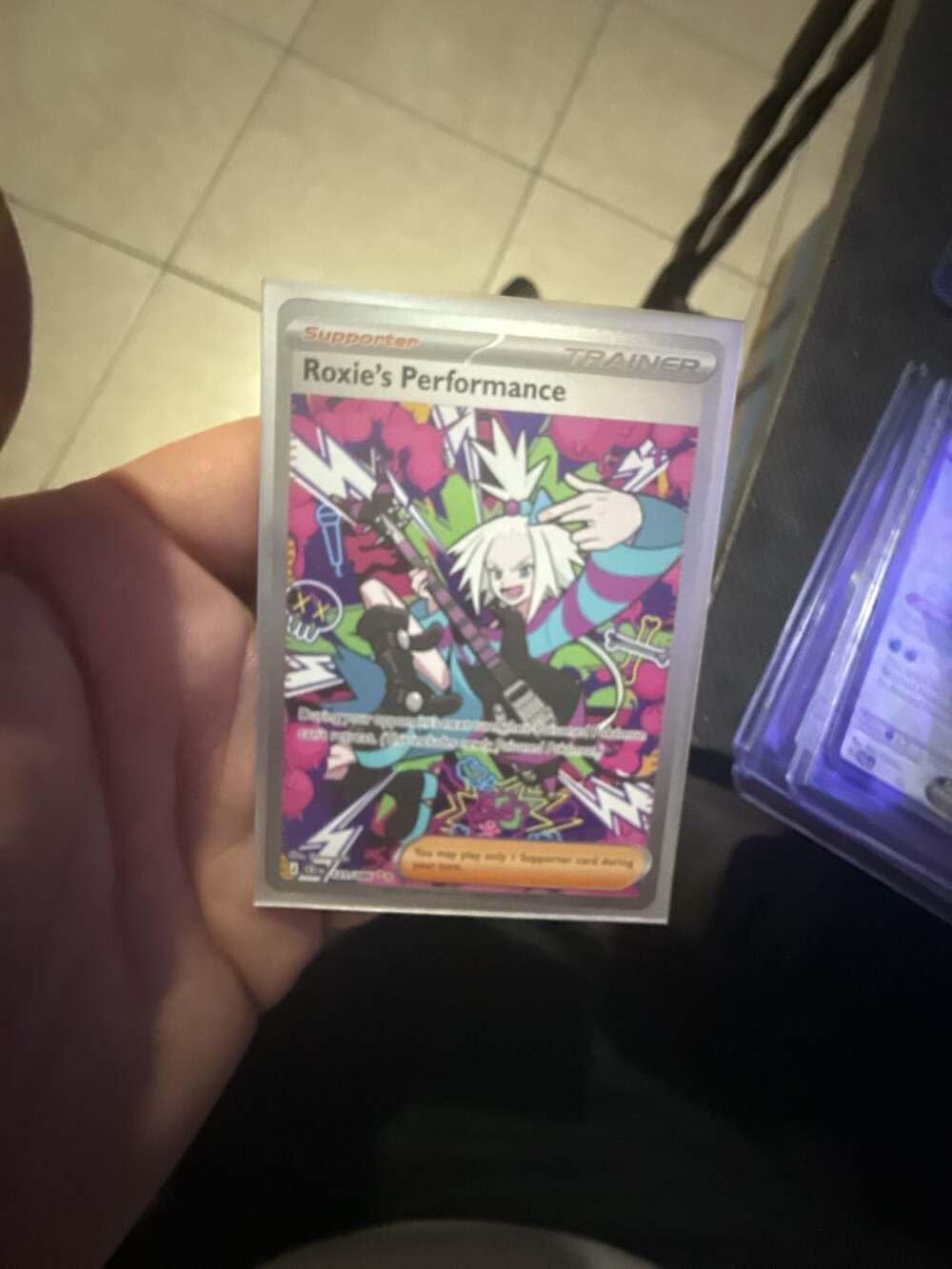 Pokemon Roxie's Performance 121/086 Chaos Rising Special Illustration Rare Suppo